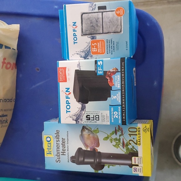 Picture of Fish | Fish Tank Heater Water Filter For 5 Gal Aquariums And 3 New Efs ...